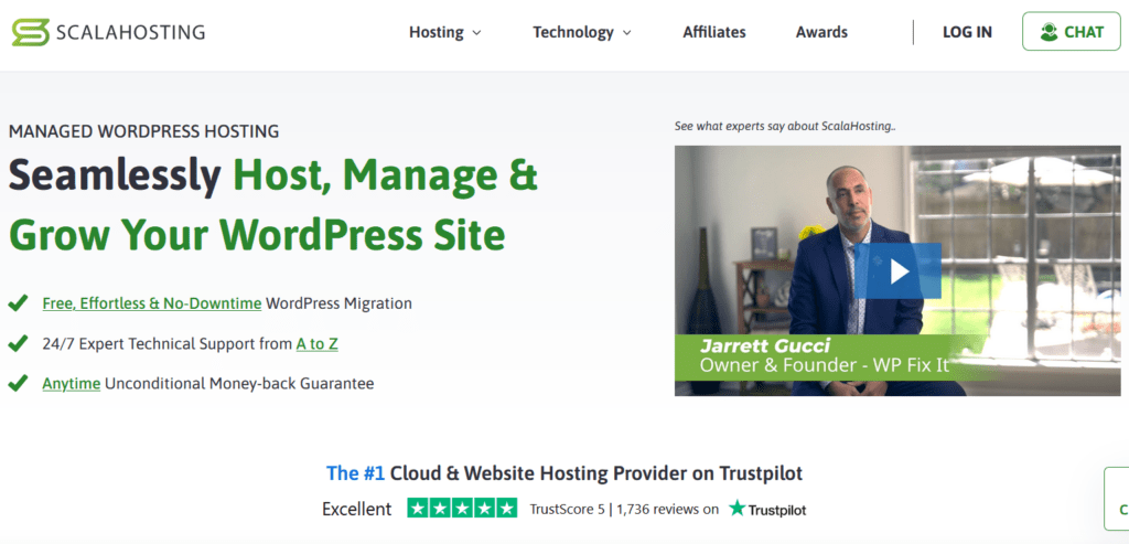 ScalaHosting - WordPress Hosting