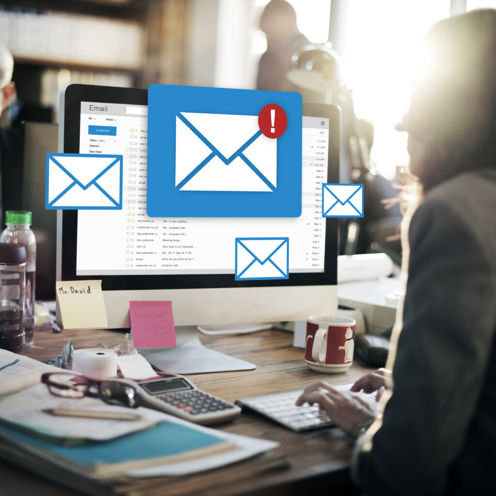 message online chat social text concept
