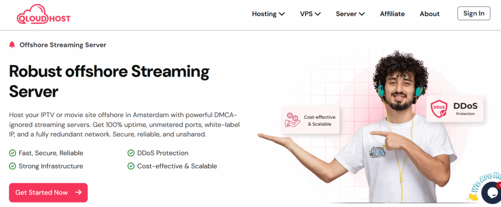 QloudHost - Offshore Streaming Server