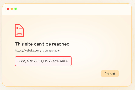 ERR_ADDRESS_UNREACHABLE Error In Edge