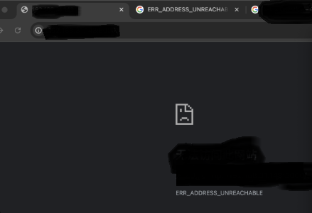 ERR_ADDRESS_UNREACHABLE Error In Safari