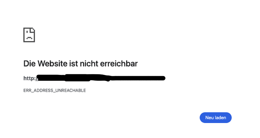 ERR_ADDRESS_UNREACHABLE In Brave