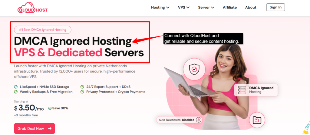 QloudHost the best option for a political commentary website
